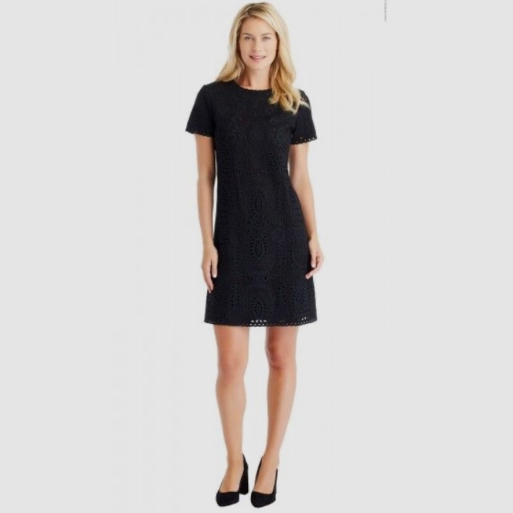J.McLaughlin NWT Black Embroidery Dress Size M